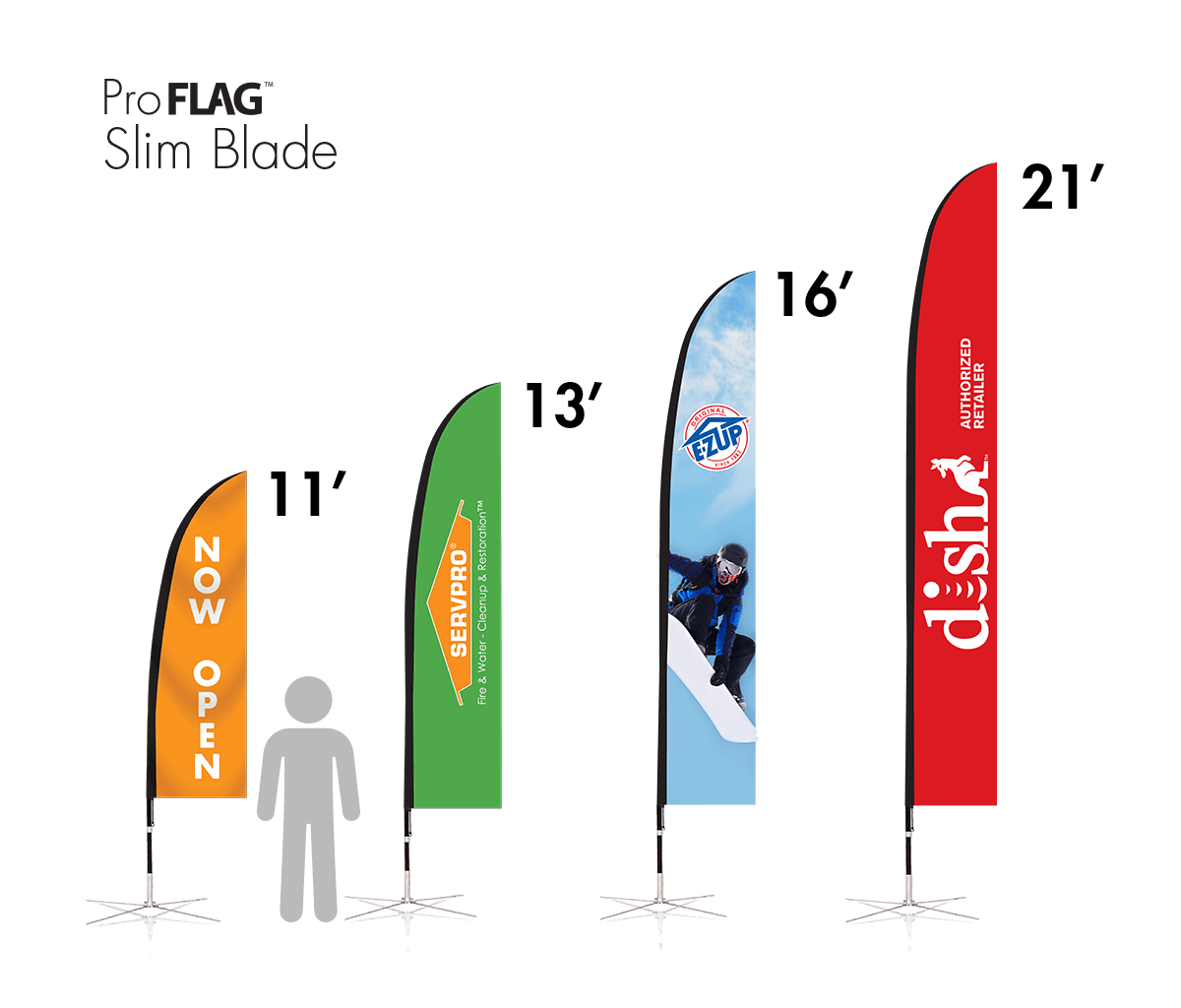 Slim Blade Flag
