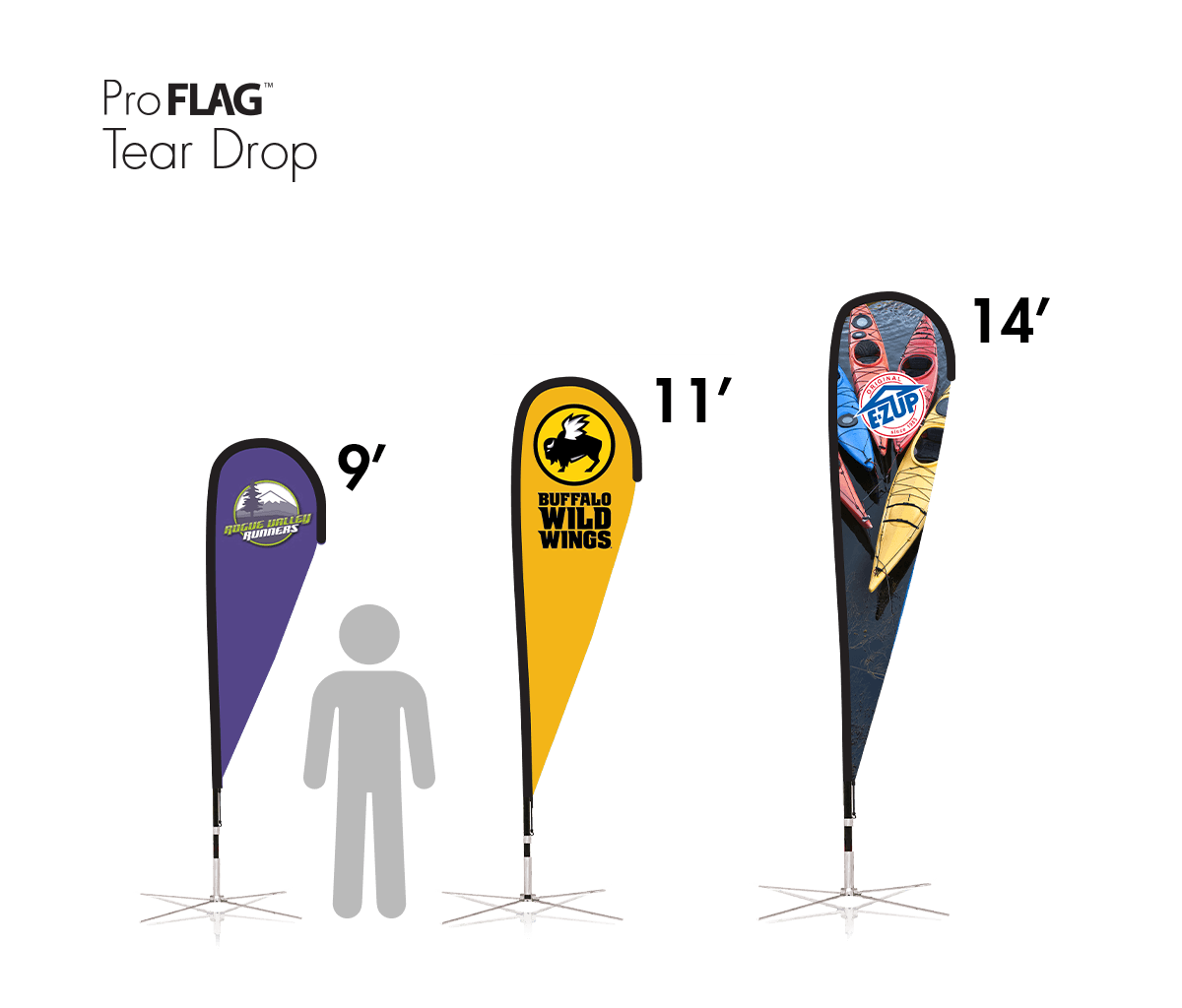 Tear Drop Flag